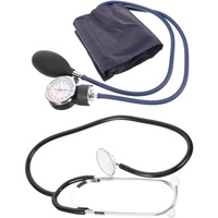 Healifty Manuelle Blutdruckmanschette & Stethoskop – Blutdruckmessgerät Armmanschette Für Zu Hause (Schwarz)