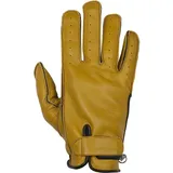 Helstons Motorradhandschuhe, Hiro Sommer Leder Soft Gold-Schwarz, Schwarz/Gold, T11