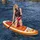 BESTWAY Hydro-Force SUP Allround Board-Set Aqua Journey 274 x 76 x 12 cm orange/weiß