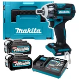 Makita TW005GD201 Schlagschrauber, 40 Vmax XGT 350 Nm, 2,5 Ah, 2 Batterien, 1/2 Zoll