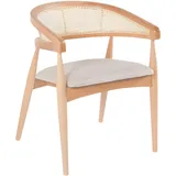 Moderner Beiger Küchenstuhl Exklusiver Esszimmer Armlehnenstuhl