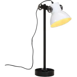 Schreibtischlampe 25 W Weiß 15x15x55 cm E27