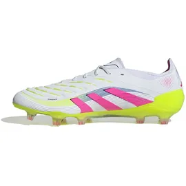 adidas Predator Elite FG Herren Cloud White/Lucid Pink/Lucid Lemon 43 1/3
