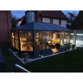 Sojag Charleston anthrazit 384x384x281 cm