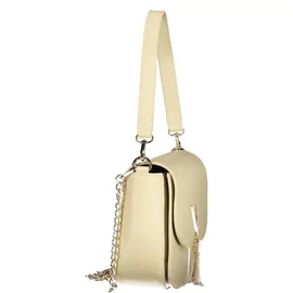 Valentino Divina Umhängetasche Kunstleder Beige
