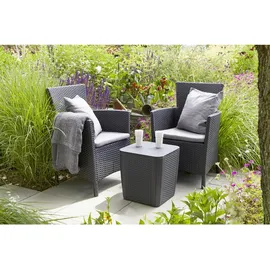 ALLIBERT Iowa Gartenstuhl 60 x 62 x 89 cm graphit