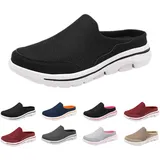 Orthopädische Hausschuhe Herren Clogs & Pantoletten für Herren Große Größe Freizeit Atmungsaktiv Sandals Gesundheitsschuhe Diabetiker Slip on Walkingschuhe Hausschuhe Fersensporn Mesh Sandalen Schuh - 48 EU