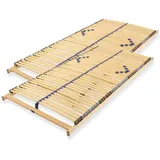 Sleepneo Lattenrost 180x200 cm fertig montiert Blauer Engel-Zertifizierung 42 Latten 7-Zonen Traglast ca. 150 Kg Birkenschichtholz Made in Germany