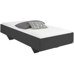 Futonbett  Phoenix ¦ grau ¦ Maße (cm): B: 95 H: 41