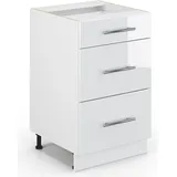 Vicco Schubladenschrank Fame-Line 50 x 51,5 x 81,5 cm Weiß