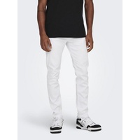 ONLY & SONS Slim-fit-Jeans »ONSLOOM SLIM LBD 8263 AZG DNM NOOS«, Gr. 29 - Länge 34, White-denim, , 95590247-29 Länge 34