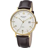 REGENT Herren Armbanduhr Analog dunkelbraun URF1517
