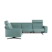 Stressless Eckcouch Leder 2-Sitzer türkis/petrol
