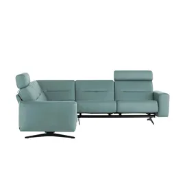 Stressless Eckcouch Leder 2-Sitzer türkis/petrol