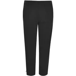 hajo Damen Homewear Hose - Funktions-Rehahose, Jogging, Klima-Komfort, Cotton-Mix Schwarz 2XL