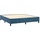 vidaXL Boxspringbett mit Matratze & LED Dunkelblau 160x200 cm Samt