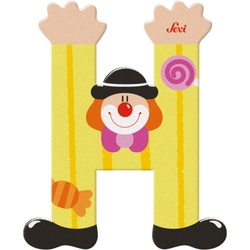 Sevi, Holzbuchstaben + Stoffbuchstaben, Clown H