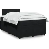 vidaXL Boxspringbett 180 x 200 cm Schwarz