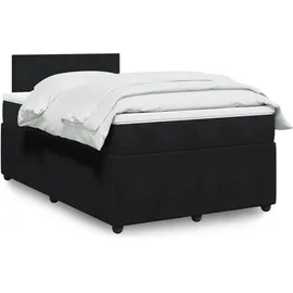 vidaXL Boxspringbett 180 x 200 cm Schwarz