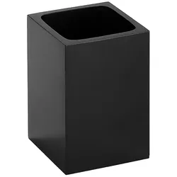 Brillantbad MAX Glashalter Polyresin Schwarz 75x115x75 mm für Bad & Küche >> freistehend anwendbar