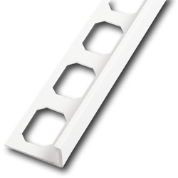 Winkelabschlussprofil PVC brillantweiß | 10,0 mm