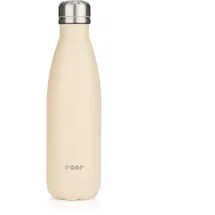 Reer Colour Edelstahl-Isolierflasche |Gesamtvolumen 500ml | Perfekte Isolation | bis zu 24 Stunden | Edelstahl | Beige