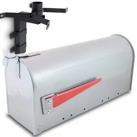 BITUXX US Mailbox Silber