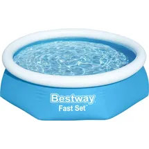 BESTWAY Fast Set Aufstellpool ⌀ 244 x 61 cm Blau