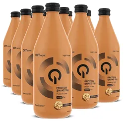 QNT Protein Shake (53g Protein) Glasflasche Cookies Cream