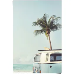 Poster REINDERS "Surfer Sommer", blau (farbe bild(er): blau), B:61cm H:91,5cm, Papier, Bilder