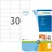 Herma Universaletiketten 4612 Weiß 70 x 29,7 mm 200 Blatt 6000 St.