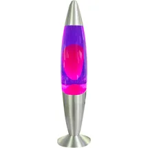 Blulaxa LED Lavaleuchte Rosa/Lila