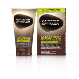 Just for Men Control GX Shampoo Shampoo mit Conditioner für graues Haar für Herren 118 ml