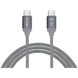 Nevox 1654 USB Kabel 2 m 2.0 USB C grau,