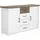 SchlafKONTOR Kombikommode 150 x 90 x 42 cm Braun / Weiß