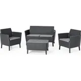 KETER Salemo Lounge-Set graphit inkl. Kissen