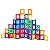 Playmags Magnetischer Baukasten (36 Stück Magnetic Fliesen Gebäude Set)