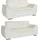 Cotta Polstergarnitur COTTA "Leandra", beige, Luxus-Microfaser, Sitzmöbel-Sets, Couchgarnitur, Set bestehend aus: 2-Sitzer & 2,5-Sitzer