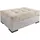 Collection AB Hocker Josy 98 x 41 x 68 cm Polyester Silbergrau/Natur