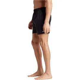 adidas Solid CLX Short-Length Badeshorts Black / Lucid Lemon S