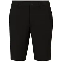 BOSS GREEN Chinoshorts »S_Commuter«, mit Schriftzug, schwarz