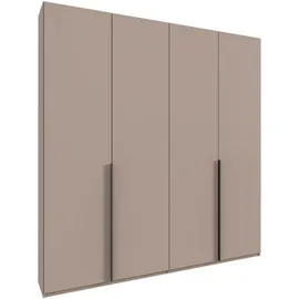 WIMEX Kleiderschrank »Mugano,in 8 Breiten,3 Höhen,2 Tiefen, viele Farben, Made in Germany« in Basic oder Premium Ausstattung, mit langen oder kurzen Griffen aus Metall, mit oder ohne Spiegel, schwarz