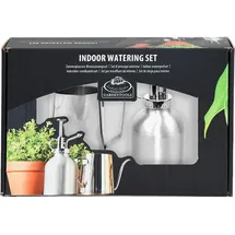 Esschert Design Gießkanne 0,6 l Silber/Weiß/Mehrfarbig