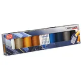 Gütermann Nähgarn-Set Denim 100 m, inkl. 5 Jeans-Nähnadeln