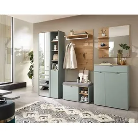 Innostyle BARI Garderobenschrank 78 x 38 x 202 cm Schilfgrün