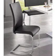MCA Furniture Arco 2 St. Echtleder schwarz