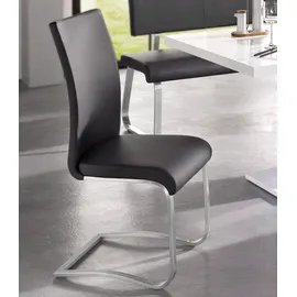 MCA Furniture Arco 2 St. Echtleder schwarz