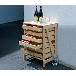Tchibo - Vorratsregal - 51x40,5x70,5cm - naturfarben - Holz