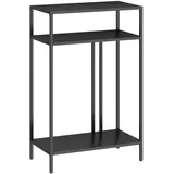 Homcom Konsolentisch 55x30x85 cm Schwarz