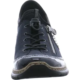 Rieker Slip-On Sneaker Blau/Schwarz 41